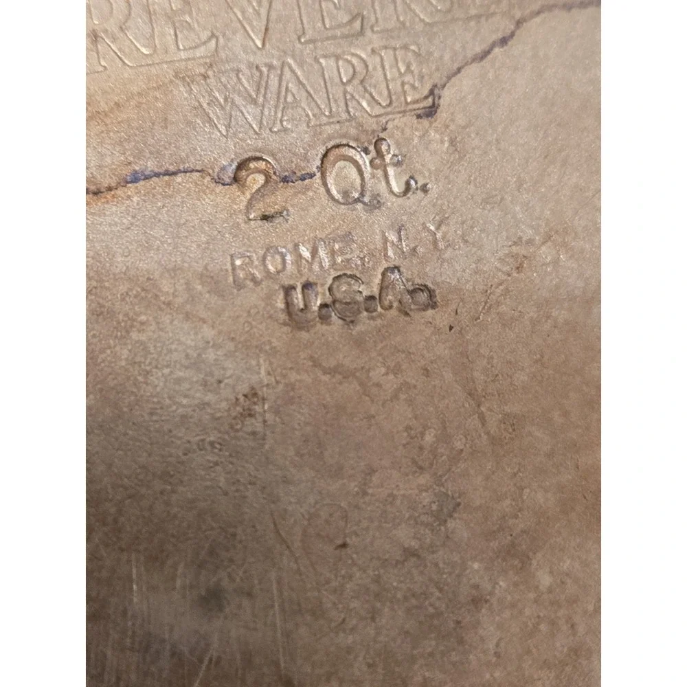 Vintage Revere Ware Copper Bottom Made In USA vintage revere